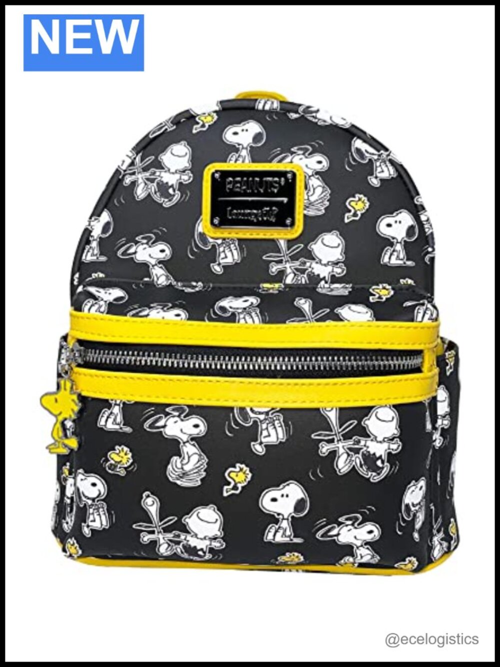 Loungefly Peanuts Snoopy Charlie Brown Allover Print Faux Leather Women's